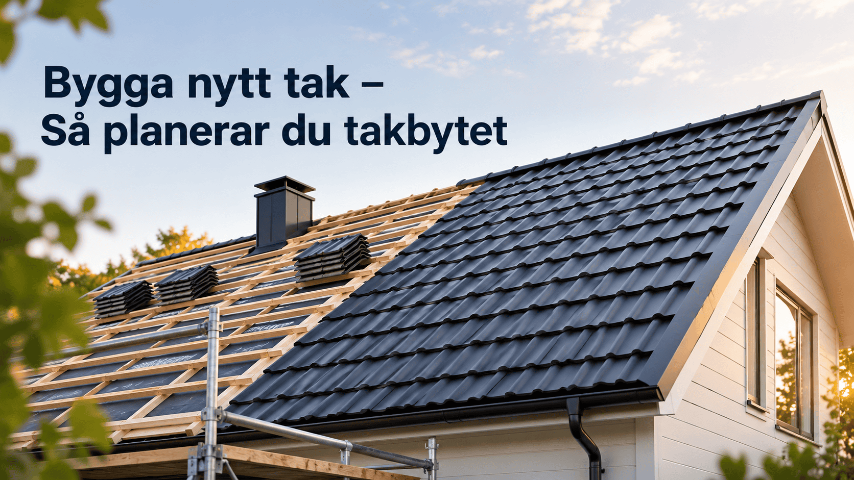 Bygga nytt tak – Så planerar du takbytet