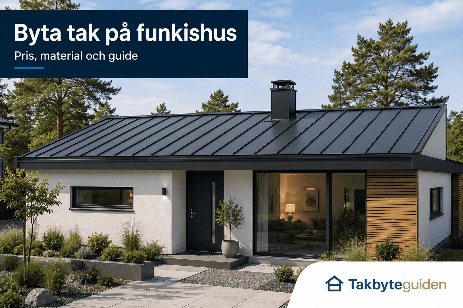 Byta tak på funkishus – Platt tak, pris och EPDM