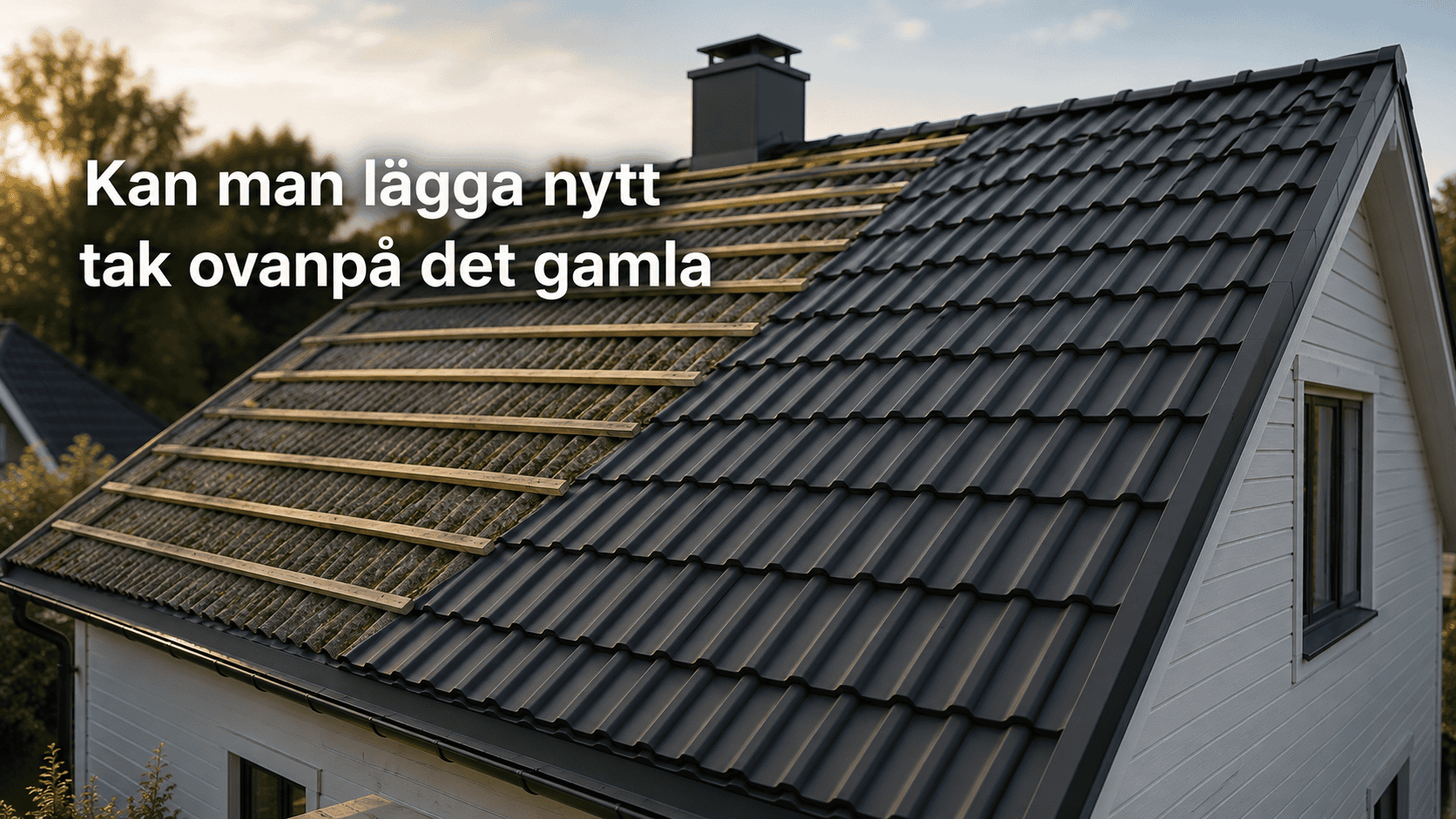 Kan man lägga nytt tak ovanpå det gamla